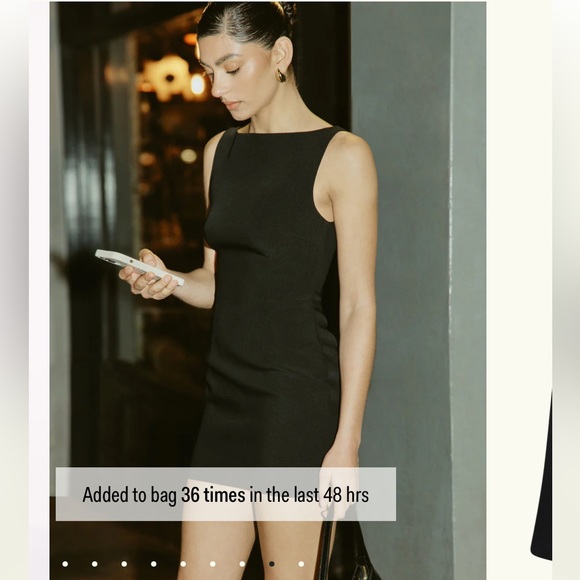 Meshki Black Mini Dress - Picture 5 of 6